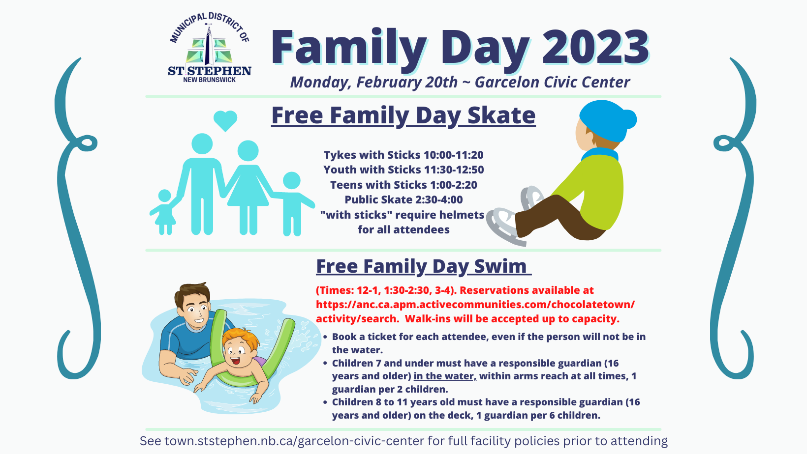 Family Day 2023 Free Family Fun! St. Stephen, New Brunswick